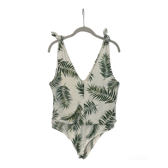 H&M Palm Leaves Patterned Bodysuit - Picture 2 of 9